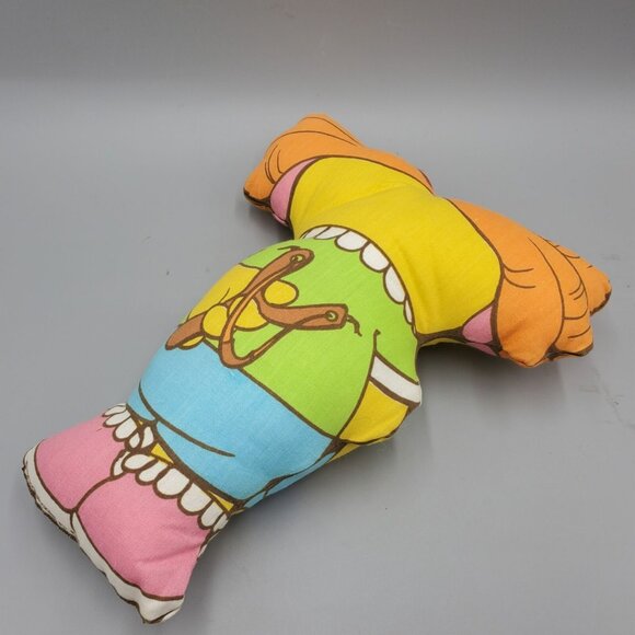 Muppets Skeeter Pillow Doll Cloth Stuffed Plush Muppet Babies Fabric Panel 11" - Picture 5 of 6